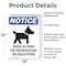 Signmission Dogs In Yard No Trespassing Sign, Vinyl Decal, 18in W x 24in L, 2PK OS-2PACK-NS-D-1824-V-11441 - alternate 4